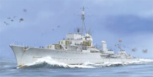 Trumpeter PKTM05323 German Navy Zerstorer Z43 1944 WWII Destroyer (ship) - 1:350 Scale