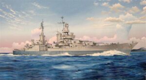 Trumpeter PKTM05326 US Navy USS Indianapolis CA-35 1945 Heavy Cruiser (ship) - 1:350 Scale