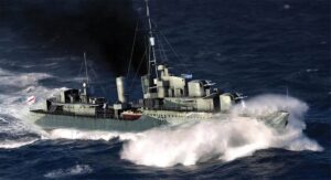 Trumpeter PKTM05331 British Royal Navy HMS Eskimo Destroyer 1941 Destroyer (ship) - 1:350 Scale