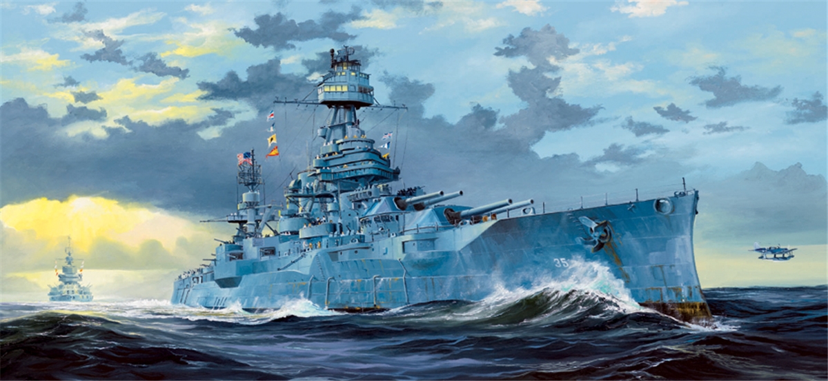 Trumpeter PKTM05340 US Navy USS Texas BB-35 Battleship - 1:350 Scale