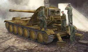Trumpeter PKTM05523 German Army Waffentrager PaK44 12.8cm Krupp Anti-Tank Gun - 1:35 Scale