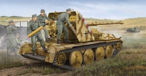 Trumpeter PKTM05550 German Army Waffentrager PaK43 8.8cm Self-Propelled Gun - 1:35 Scale