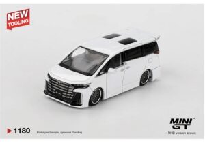 MiniGT MGT01180-R Toyota Vellfire 40 Kuhl White (RHD) - 1:64 Scale
