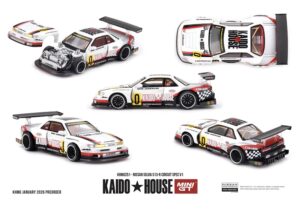 MiniGT MGTKHMG251 Nissan Silvia S13-R Circuit Spec V1 - 1:64 Scale