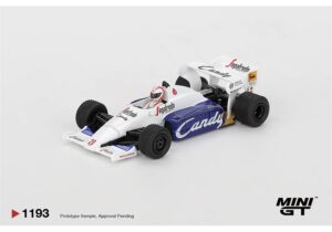 MiniGT MGT01193-L Toleman TG184 No.20 Johnny Cecotto 1984 Monaco Grand Prix - 1:64 Scale