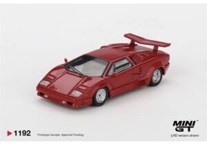 MiniGT MGT01192-L Lamborghini Countach 25th Anniversary Red (LHD) - 1:64 Scale