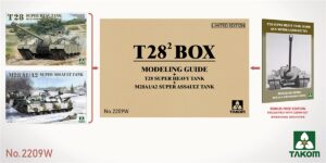 Takom PKTAK02209W T28² Box (2 tanks + 136-page Modelling Guide) - 1:35 Scale