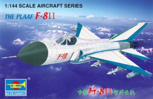 Trumpeter PKTM01328 Chinese Air Force F-8 II Interceptor Aircraft - 1:144 Scale
