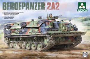 Takom PKTAK02135 German Army Bergepanzer 2 A2 Armoured Recovery Vehicle - 1:35 Scale