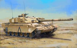 Trumpeter PKTM09612 British Army Challenger 1 Mk 3 Main Battle Tank "Gulf War" - 1:35 Scale