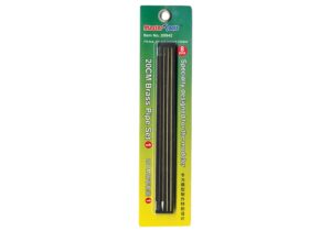 Trumpeter PKTM09942 20cm Brass Pipe Set 1 (ø 0.3, 0.4, 0.5 & 0.6x200mm 2 pcs ea) - Misc Gauge