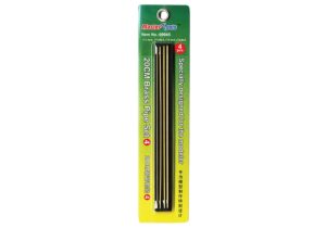 Trumpeter PKTM09945 20cm Brass Pipe Set 4 (ø 1.5, 1.6, 1.7 & 1.8x200mm 1 pc ea) - Misc Gauge