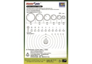 Trumpeter PKTM09949 Disc & Circle Asst D (0.3mm plasticard) - Misc Gauge