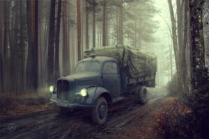 Roden PKROD740 German Army Borgward B3000 Medium-Duty Truck - 1:72 Scale
