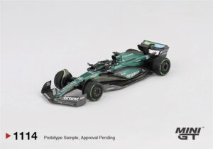 MiniGT MGT01114-L Aston Martin AMR24 No.18 Lance Stroll 2024 F1 2024 Canadian GP - 1:64 Scale