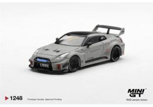 MiniGT MGT01248-R Nissan LB-Silhouette Works GT 35GT-RR Ver.1 Matt Grey (RHD) - 1:64 Scale