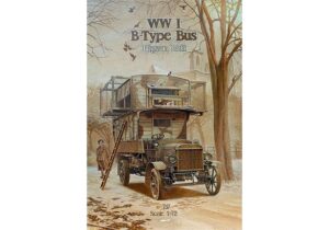 Roden PKROD737 British Army WWI Type B "Pigeon Loft" Omnibus - 1:72 Scale