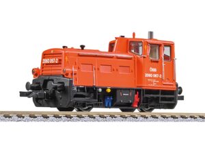 Liliput L132461 Diesel Shunter Class 2060, 067-2, ÖBB Orange, Ep.IV - HO Gauge