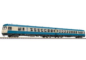Liliput L133215 2-car Diesel Railcar Class 628, 001-0/011-9, DB Blue & Beige, Ep.IV - HO Gauge