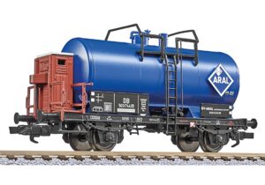 Liliput L235350 Tank Wagon, DB/'ARAL' Blue, Ep.III - HO Gauge