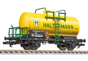 Liliput L235354 Tank Wagon, DB/'HALTERMANN' Yellow, Ep.IV - HO Gauge