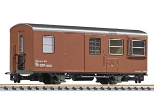 Liliput L344434 Passenger Guard's Van, Diho/s 6507-3, ÖBB Brown, Ep.IV - HOe Gauge