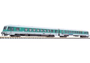 Liliput L163201 2-car Diesel Railcar Class 628/928, DB AG Turquoise & Grey, Ep.V - N Gauge