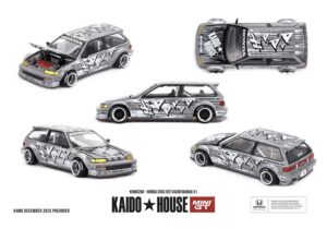 MiniGT MGTKHMG260 Honda Civic (EF) Kaido Manga V1 - 1:64 Scale