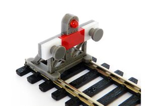 Proses PBF-HO-05 HO Scale Buffer Stop Kit with Light (wired, DC or DCC) (x2) - HO Gauge