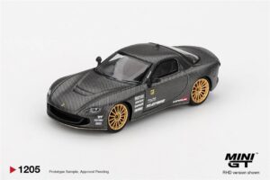 MiniGT MGT01205-R Mazda RX-7 RE-Amemiya Matsukiyo KOKU 3 Rotor NA-7 TAS Best Tuned Car - 1:64 Scale