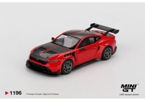 MiniGT MGT01196-L Ford Mustang GTD Race Red (LHD) - 1:64 Scale