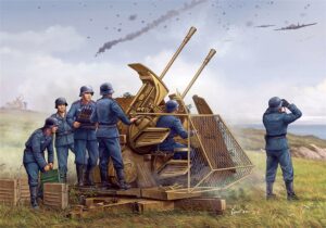 Trumpeter PKTM02347 FlaK 43 37cm Zwilling - 1:35 Scale