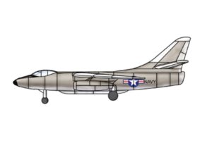 Trumpeter PKTM03419 A3D Skywarrior (qty 6) - 1:700 Scale