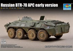 Trumpeter PKTM07137 Russian BTR-70 APC Early - 1:72 Scale