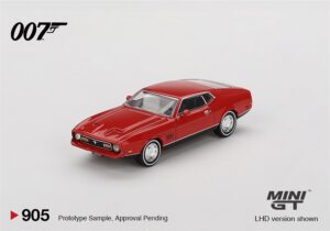 MiniGT MGT00905-007E James Bond - Diamonds Are Forever - Ford Mustang Mach 1 (LHD) - 1:64 Scale