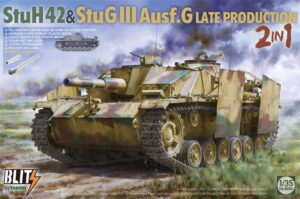 Takom PKTAK08006 German Army StuH 42 & StuG III Ausf G Assault Guns Late 2 in 1 (Blitz) - 1:35 Scale