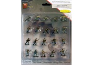 Pegasus PKPG7852 WWII German Fallschirmjagers Prepainted Figures (Qty 20) - 1:72 Scale