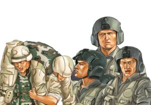 Trumpeter PKTM00415 CH-47D US Army Crew & Infantry - 1:35 Scale