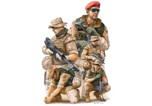 Trumpeter PKTM00421 German ISAF in Afghanistan Figures - 1:35 Scale