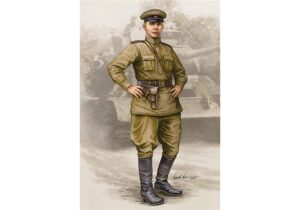 Trumpeter PKTM00704 Soviet Army WWII Officer Figure No 2 - 1:16 Scale