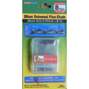 Trumpeter PKTM08010 30cm Universal Fine Chain S 1/700 0.6mm x 1.0mm (2 pcs) - 1:700 Scale