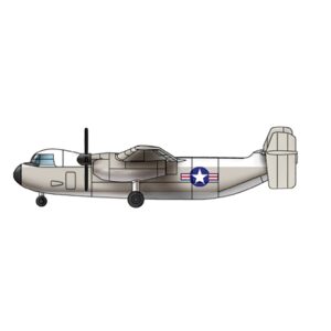 Trumpeter PKTM06238 US C-2 Greyhound (Qty 6) Aircraft Accessory Pack - 1:350 Scale