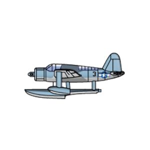 Trumpeter PKTM04201 US OS2U-1 Kingfisher (Qty 5) Aircraft Accessory Pack - 1:200 Scale