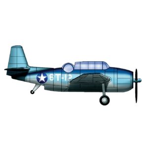 Trumpeter PKTM06212 US TBF/TBM Avenger for USS Essex (Qty 6) Aircraft Accessory Pack - 1:350 Scale