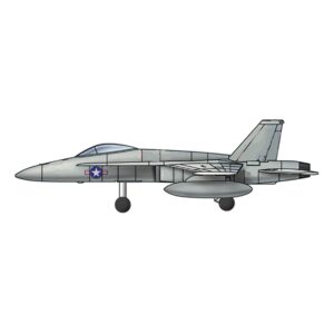 Trumpeter PKTM06233 US F/A-18C Hornet (Qty 6) Aircraft Accessory Pack - 1:350 Scale