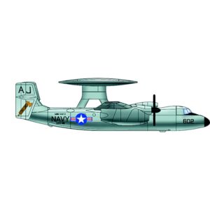 Trumpeter PKTM06222 US E-2C Hawkeye (Qty 6) Aircraft Accessory Pack - 1:350 Scale
