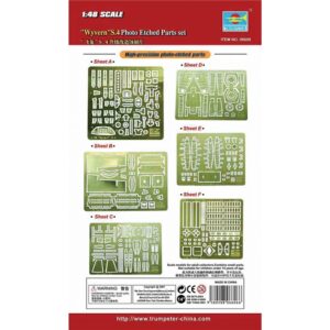 Trumpeter PKTM06606 British Royal Navy Westland Wyvern S Mk 4 Photo-Etch Parts Set - 1:48 Scale