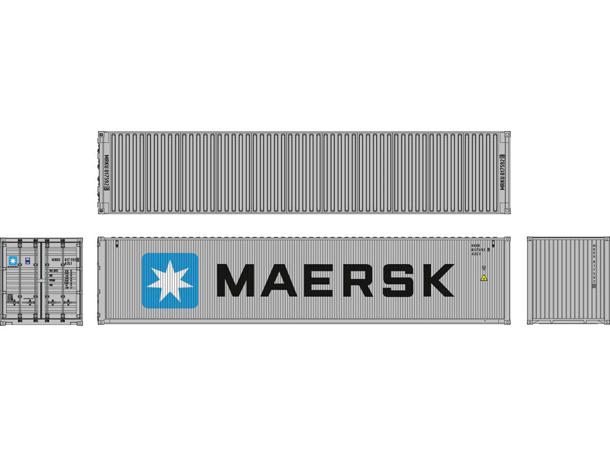Dapol 7F-028-201 40ft Container Maersk MRKU 017592 8 42G1 O Gauge