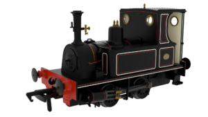 Rapido 816009 Peckett 1287 Class - LNWR Black - OO Gauge (DCC Ready)
