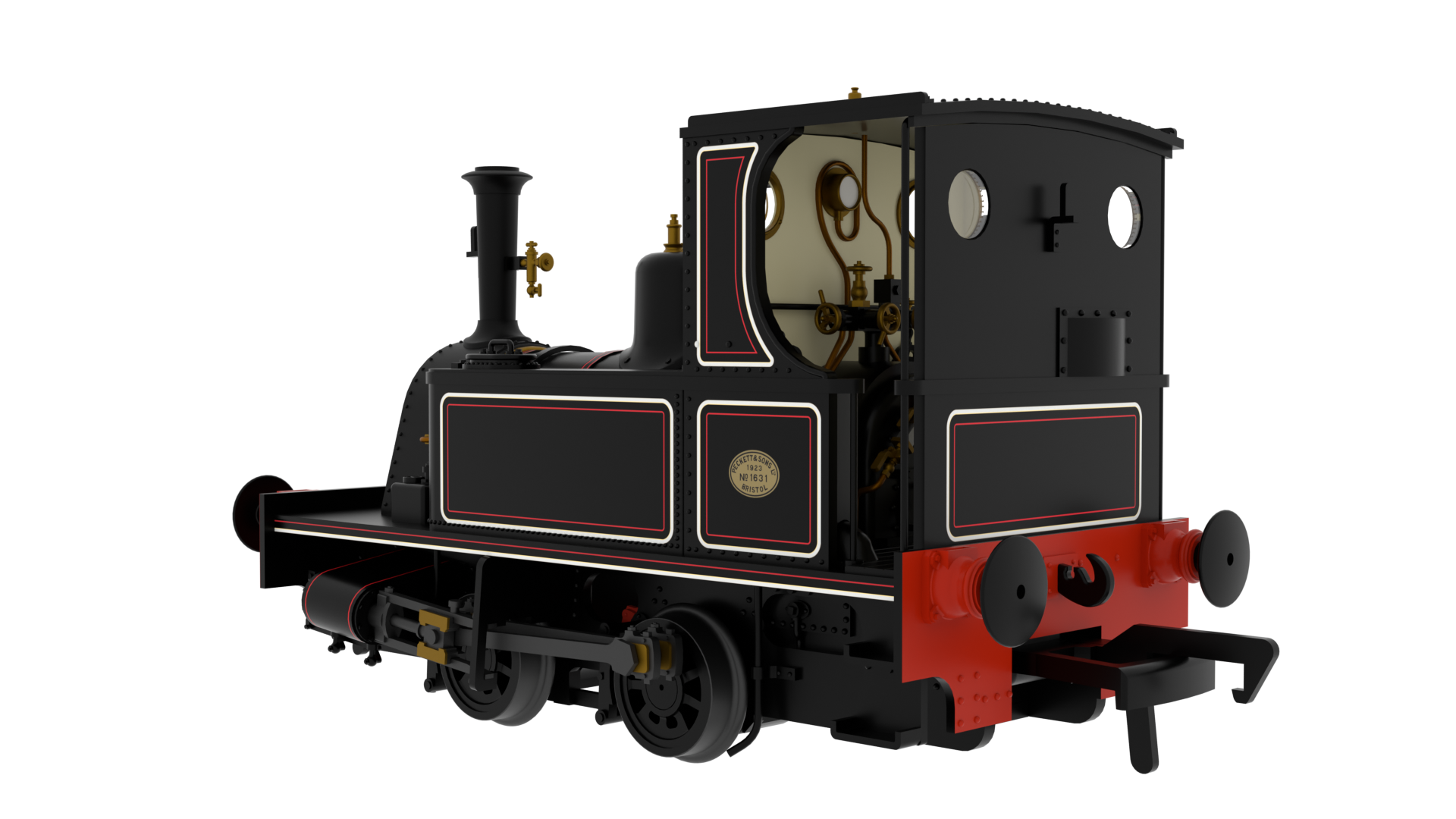 Rapido 816009 Peckett 1287 Class - LNWR Black - OO Gauge (DCC Ready)